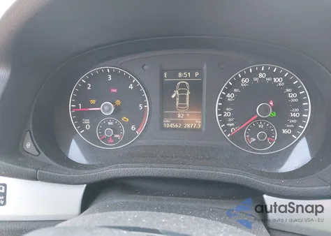 2012 Volkswagen Passat 2.0L Tdi Se из США, поврежденный, VIN 1VWBN7A32CC025378